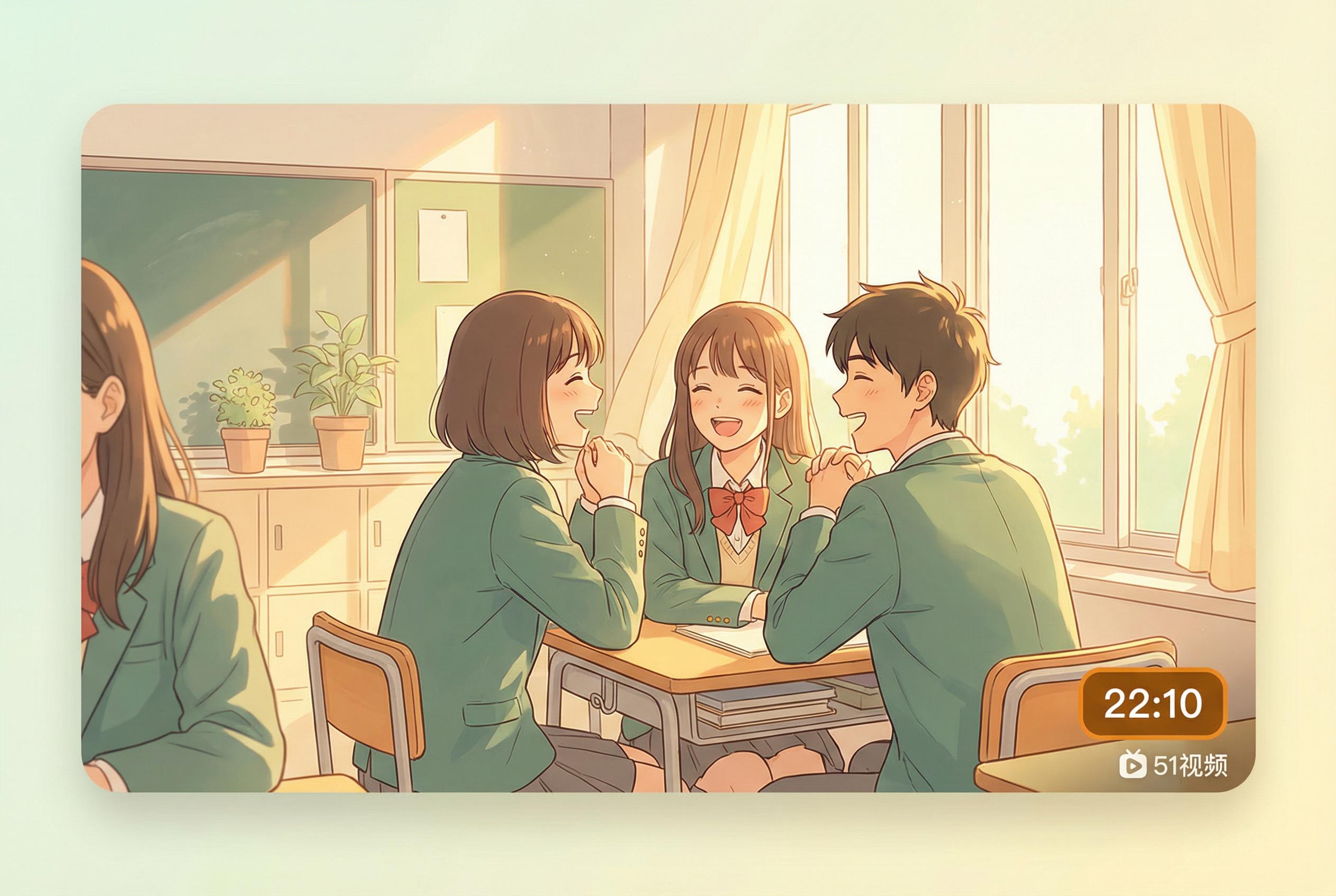 17c一起草-校园生活动漫