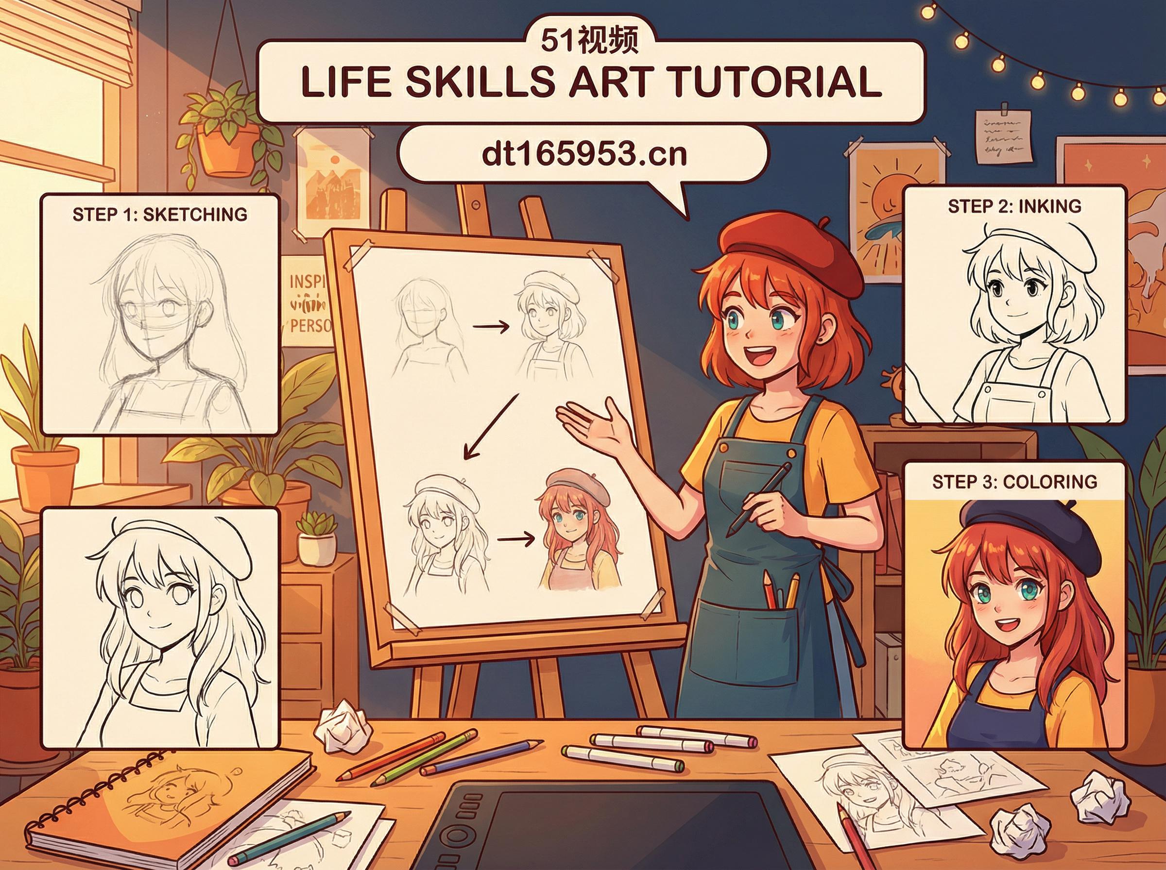 17c一起草-动漫绘画教程